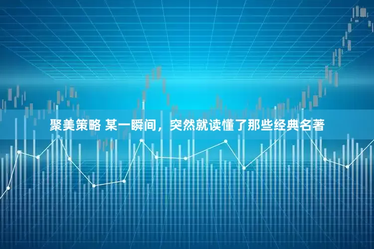 聚美策略 某一瞬间，突然就读懂了那些经典名著